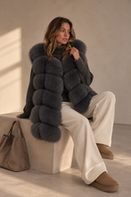 Load image into Gallery viewer, Classic Long Fox Fur Gilets