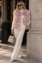 Load image into Gallery viewer, Three Row Fox Fur Gilets