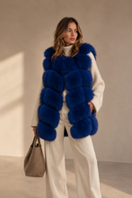 Load image into Gallery viewer, Classic Long Fox Fur Gilets