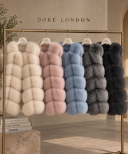 Load image into Gallery viewer, Classic Long Fox Fur Gilets