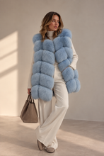 Load image into Gallery viewer, Classic Long Fox Fur Gilets