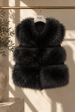Load image into Gallery viewer, Three Row Raccoon Fur Gilets