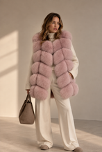 Load image into Gallery viewer, Classic Long Fox Fur Gilets