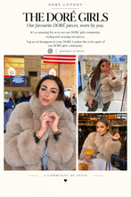 Load image into Gallery viewer, Collared Fox Fur Coat