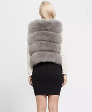 Load image into Gallery viewer, Four Row Fox Fur Gilets