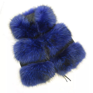 Three Row Raccoon Fur Gilets