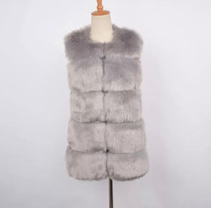 Five Row Faux Gilet