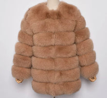 Load image into Gallery viewer, Seven Ring Fox Fur Coat