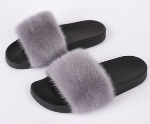 Mink Fur Sliders