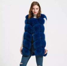 Load image into Gallery viewer, Classic Long Fox Fur Gilets