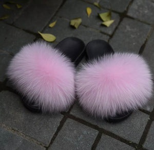 Fox Fur Sliders