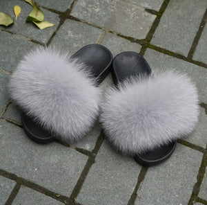 Fox Fur Sliders