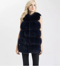 Load image into Gallery viewer, Five Row Fox Fur Gilets