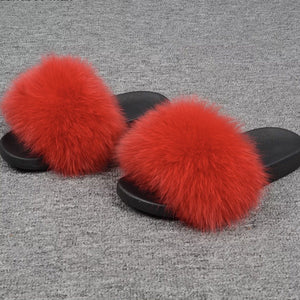 Fox Fur Sliders