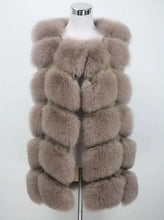 Load image into Gallery viewer, Classic Long Fox Fur Gilets