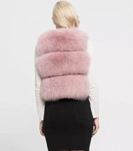 Load image into Gallery viewer, Three Row Fox Fur Gilets