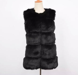 Five Row Faux Gilet