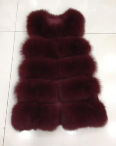 Five Row Fox Fur Gilets