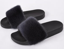 Load image into Gallery viewer, Mink Fur Sliders