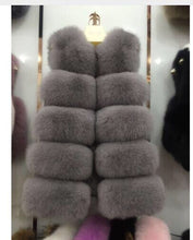 Load image into Gallery viewer, Five Row Fox Fur Gilets