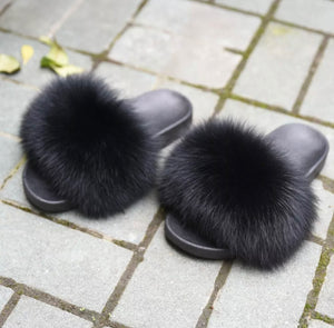 Fox Fur Sliders