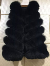 Load image into Gallery viewer, Six Row Fox Fur Gilets