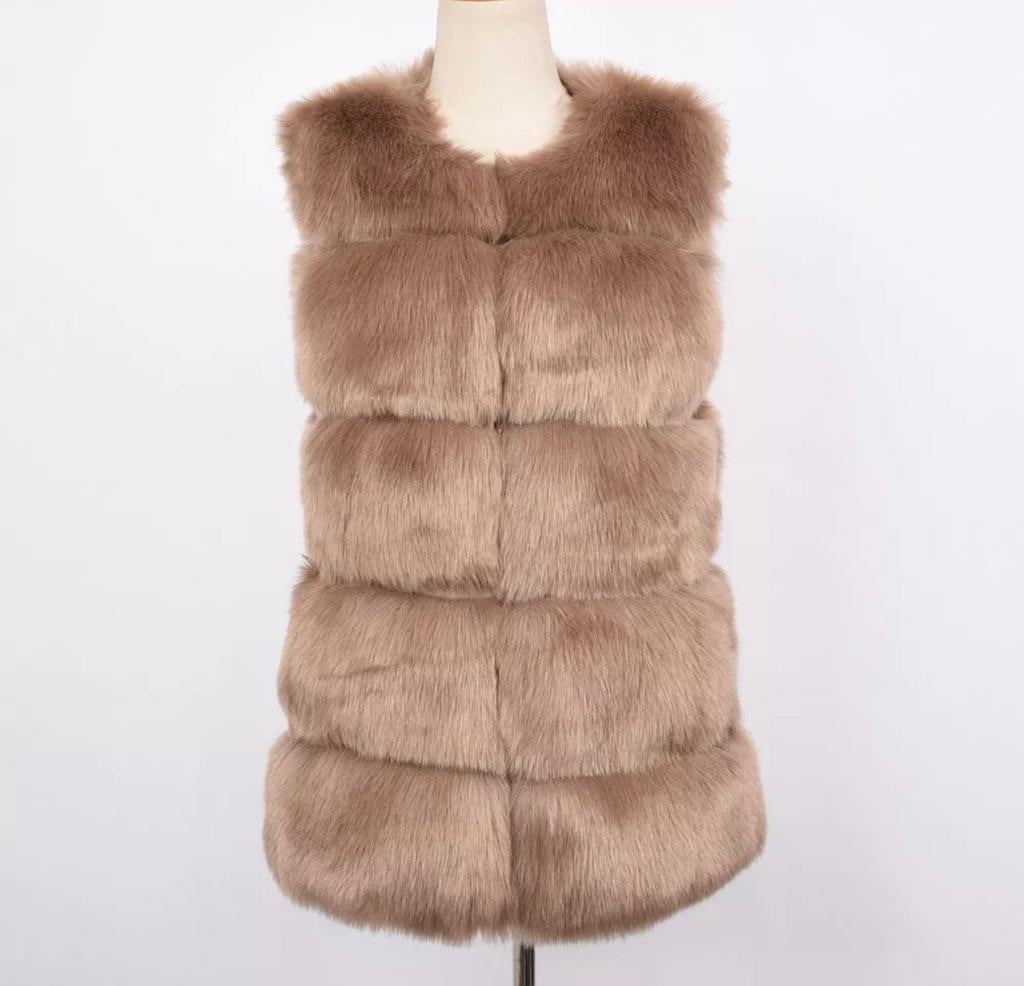 Five Row Faux Gilet