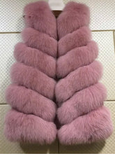 Load image into Gallery viewer, Six Row Fox Fur Gilets