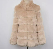 Load image into Gallery viewer, Long Faux Fur Coat